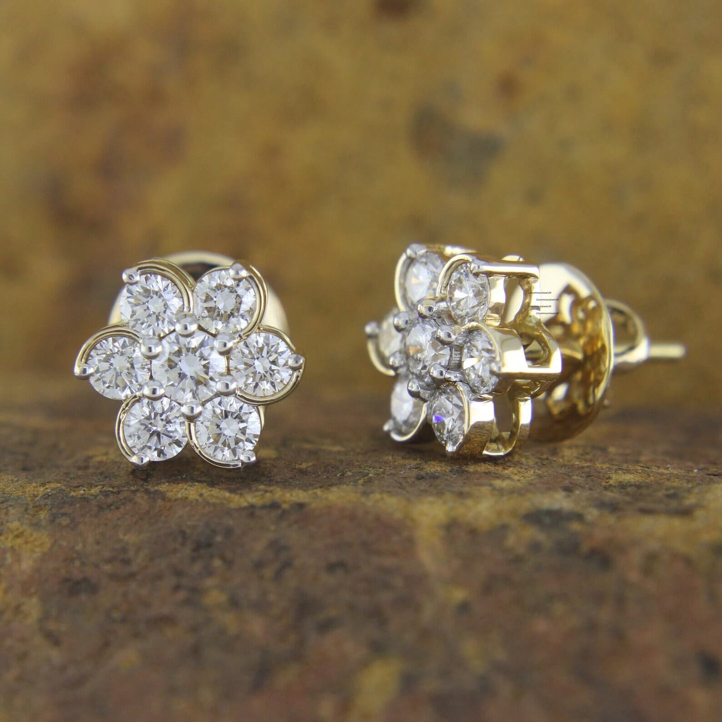 Cluster Lab Diamond Earrings for a Stunning Look