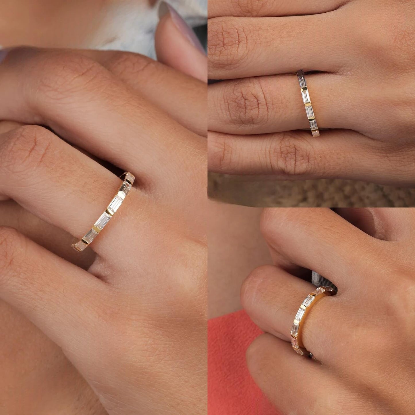 Minimalist Lab Grown Diamond Eternity Band