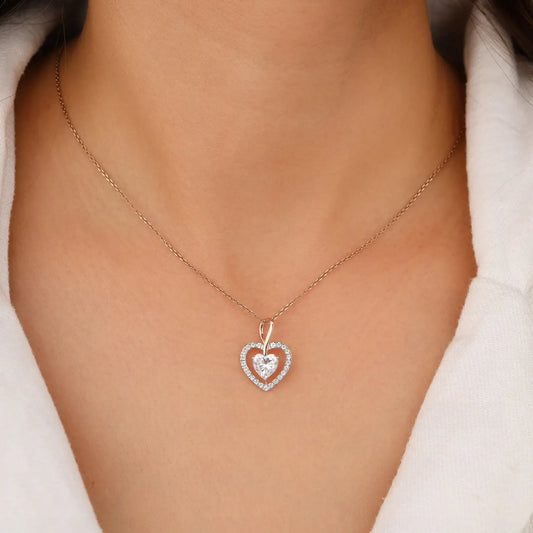 Classic Necklace with Lab-Grown Diamond Solitaire