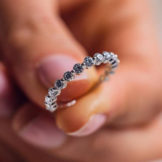 Lab-Grown Diamond Stackable Wedding Band