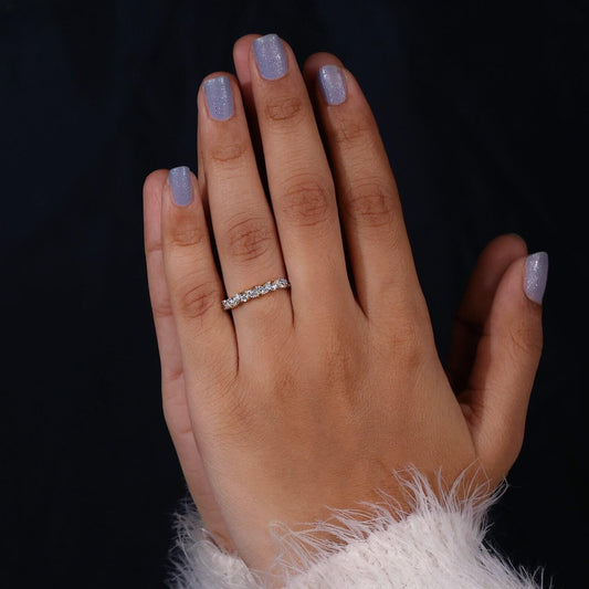 Stacking Band with Lab-Grown Diamonds