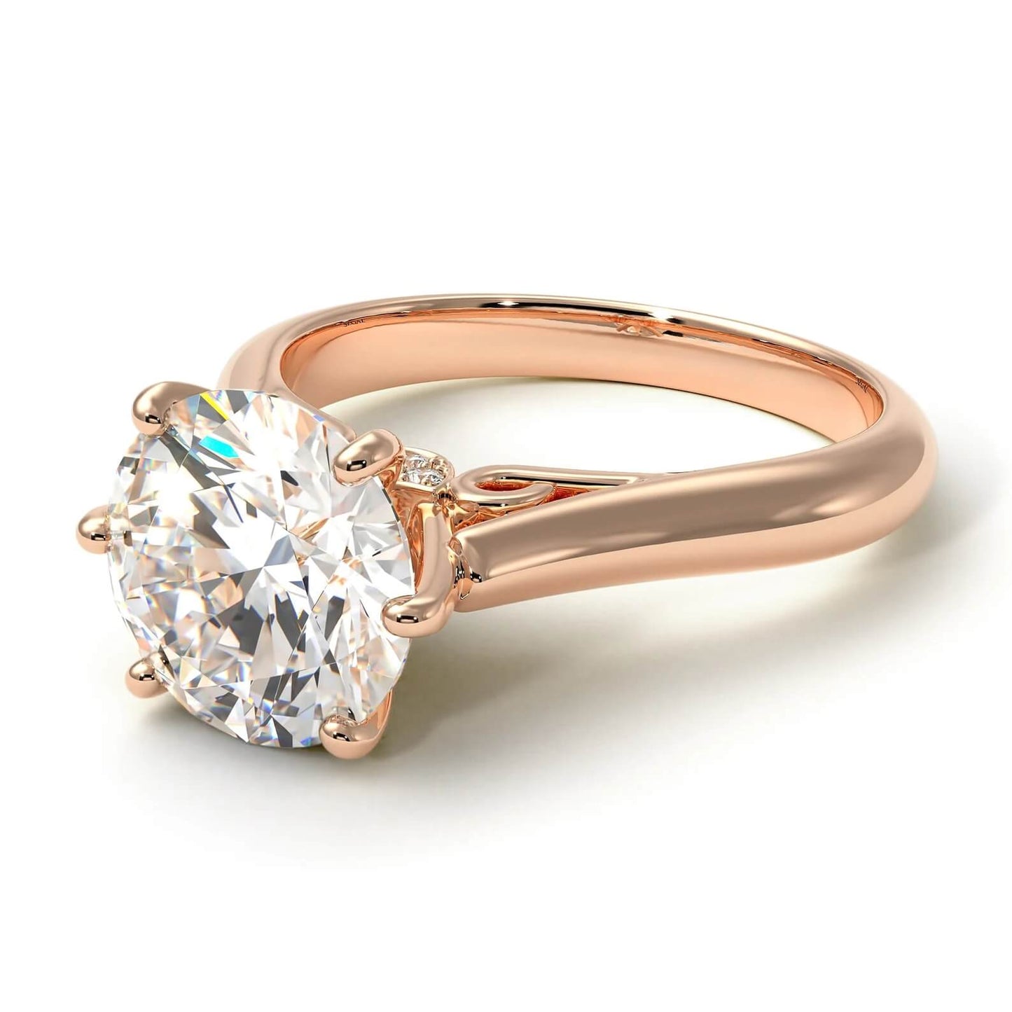 Unveil Your Affection with this Exquisite Round Diamond Ring