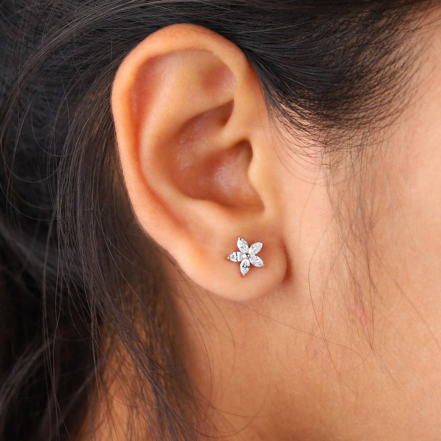 Marquise Diamond Earrings for Symbolizing Commitment