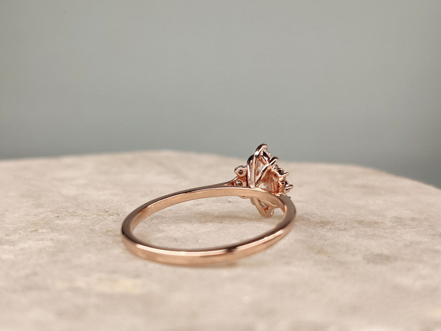 Marquise Cut Solitaire Engagement Ring