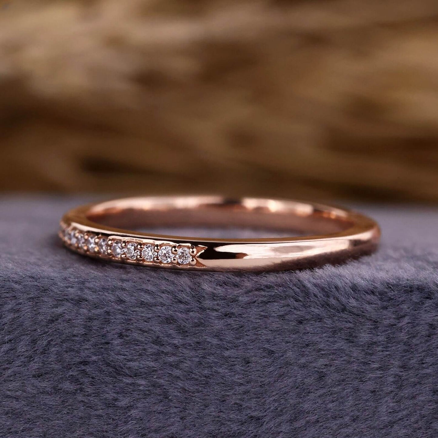 Elevate Your Look with the Lab Grown Diamond Stackable Band