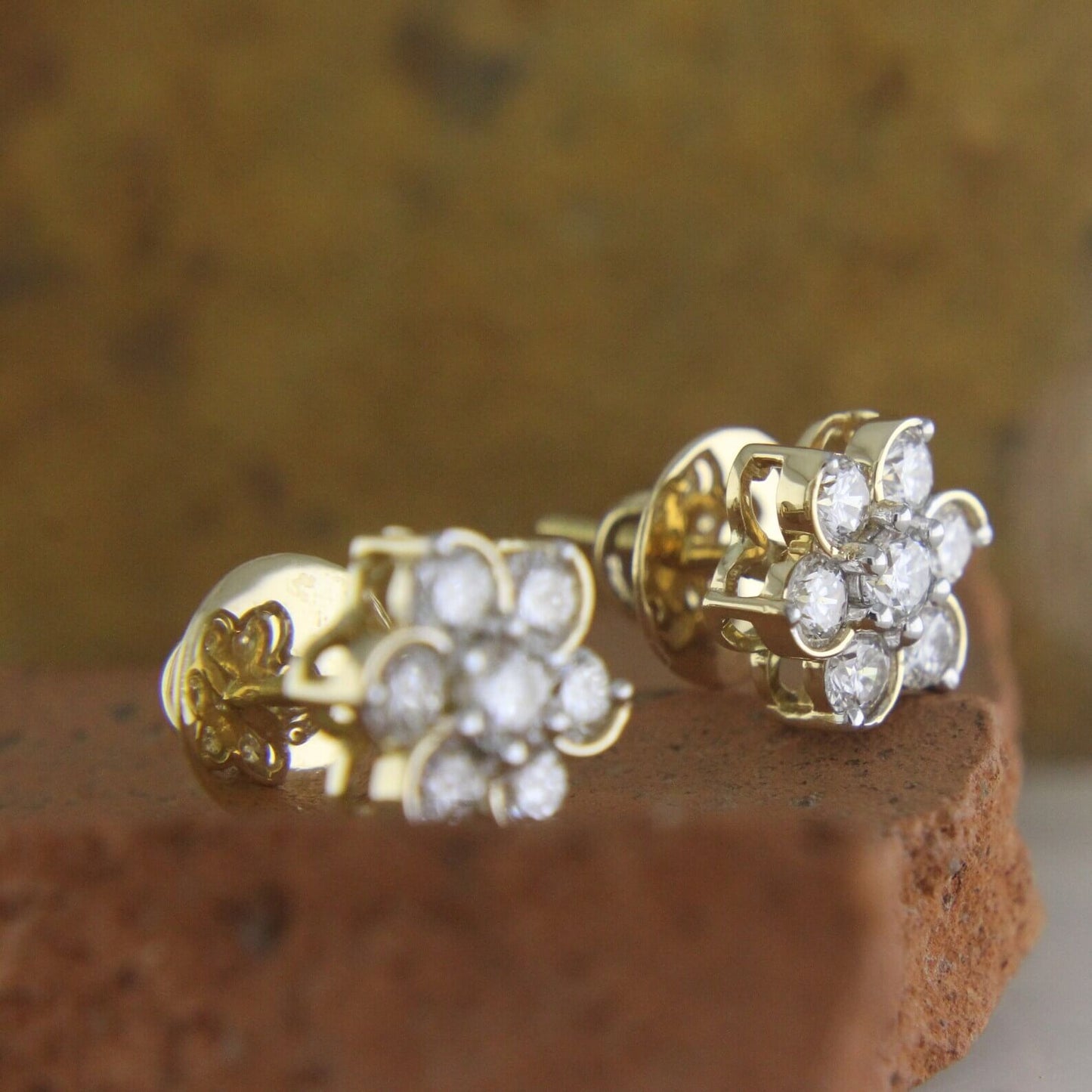 Cluster Lab Diamond Earrings for a Stunning Look