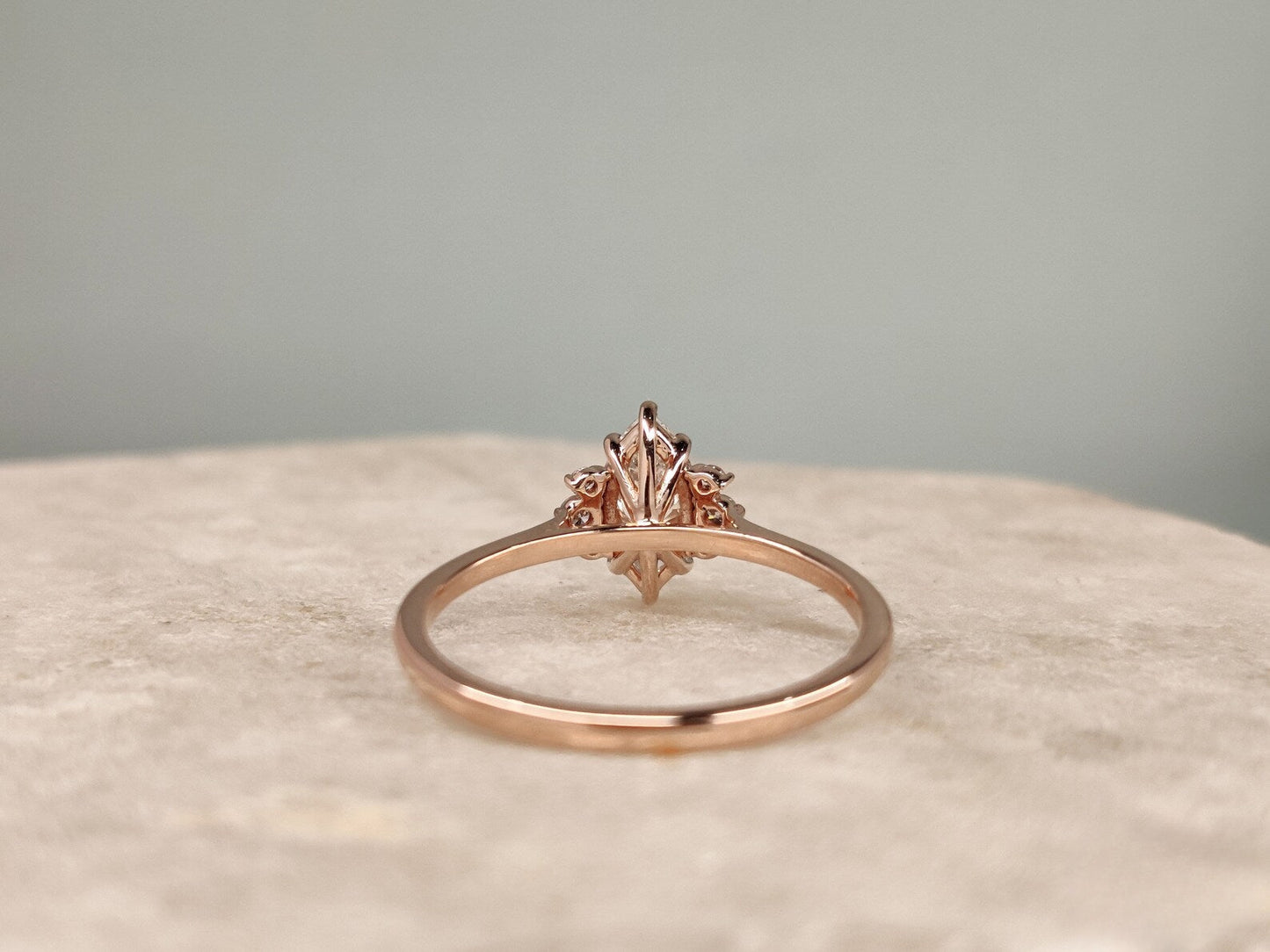 Marquise Cut Solitaire Engagement Ring