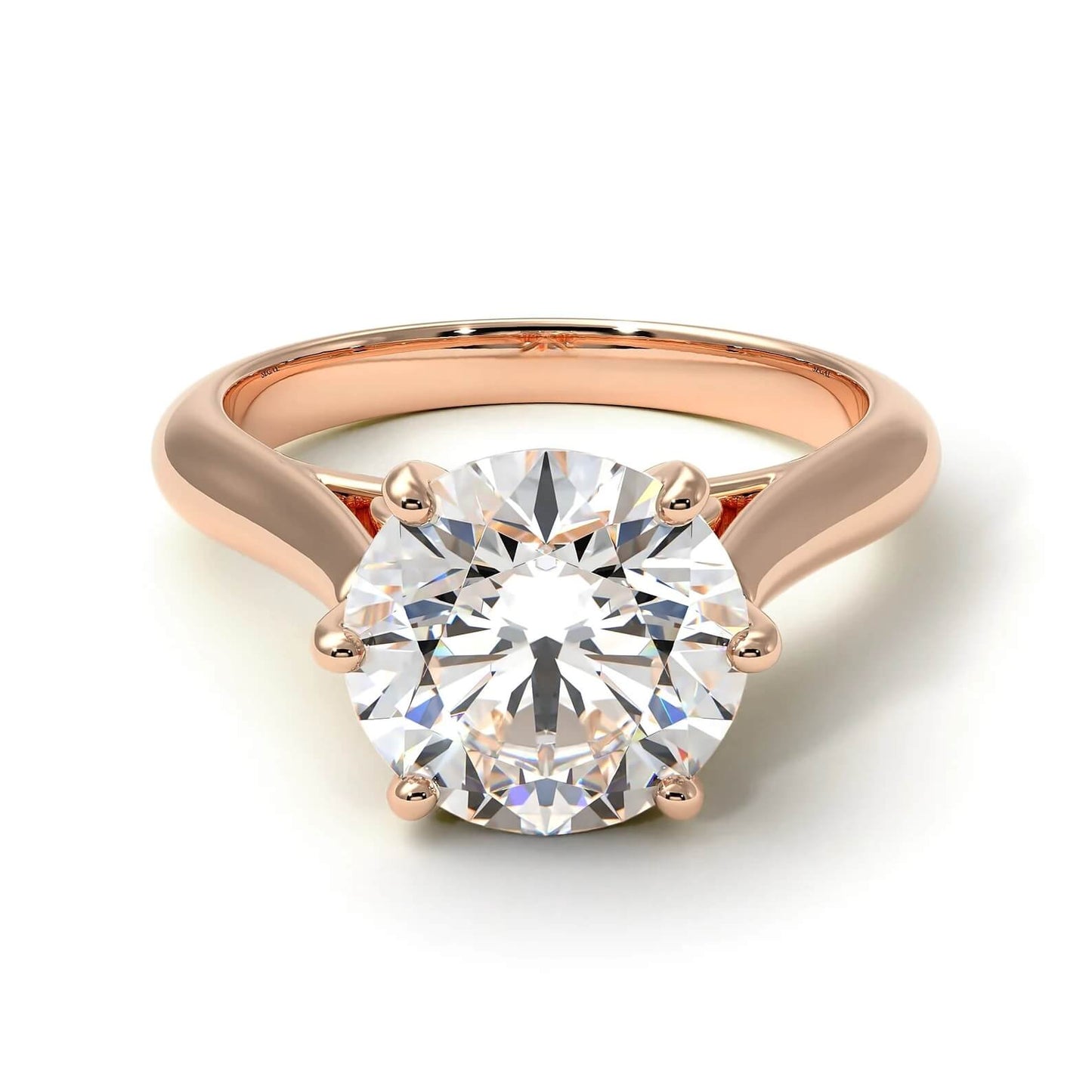 Unveil Your Affection with this Exquisite Round Diamond Ring