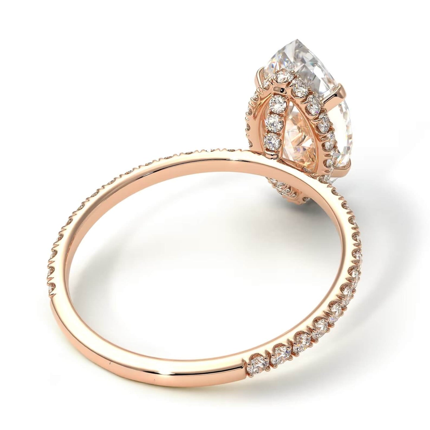 Captivating Marquise Elegance: Unveil Romance with Our Lab-Grown Diamond Engagement Ring