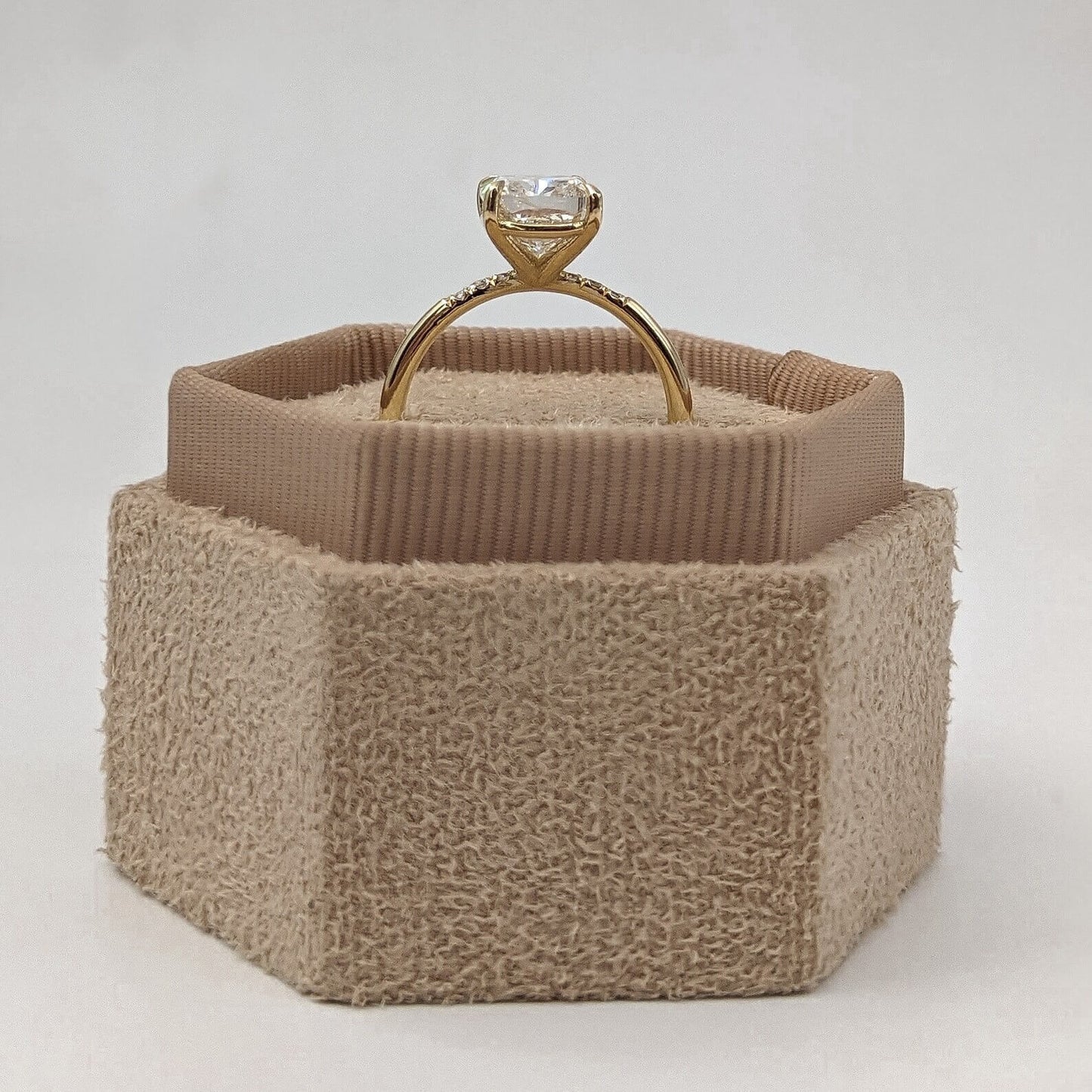 Elongated Cushion Lab Grown Diamond Ring