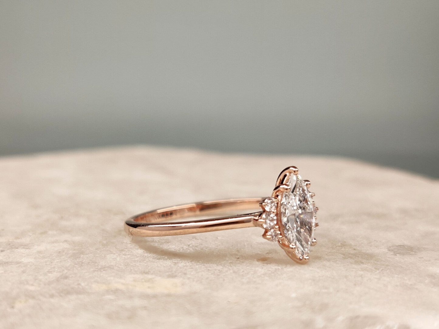 Marquise Cut Solitaire Engagement Ring