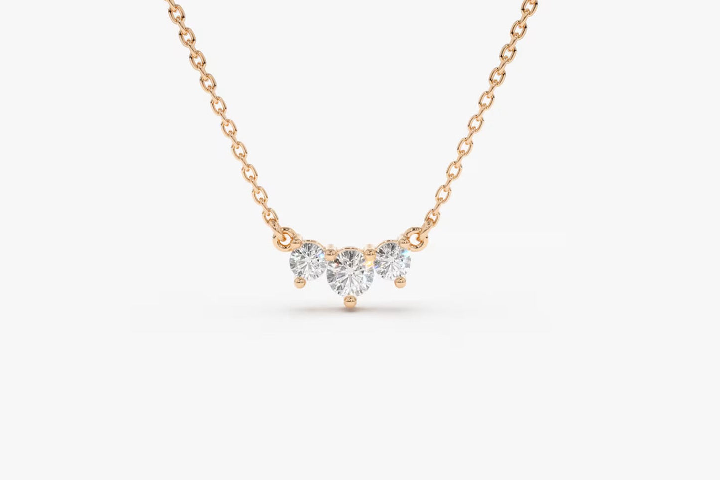 Trio Lab-Grown Diamond Necklace for Cherished Moments