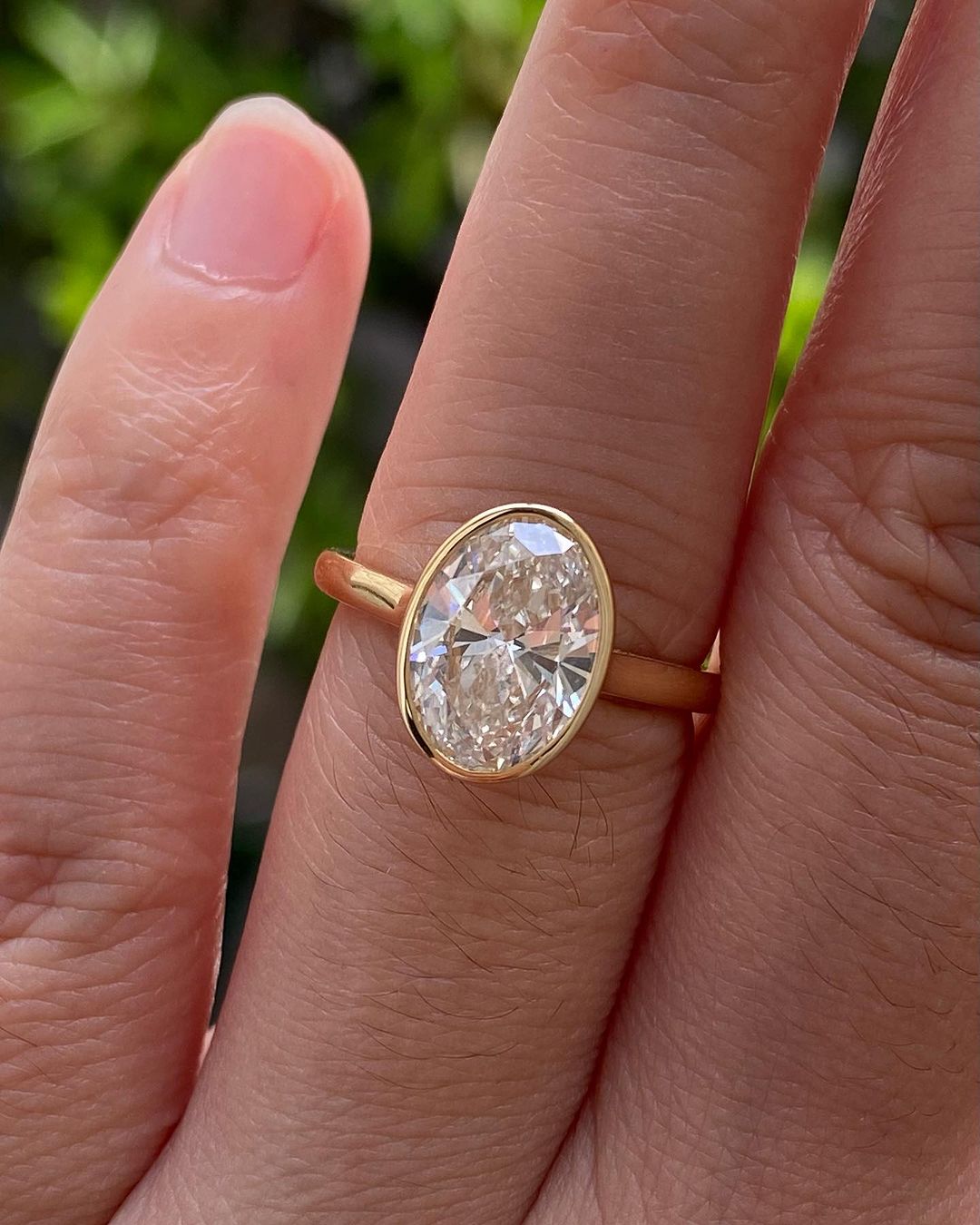 3.00 CT Oval Cut Lab Grown Diamond Engagement Ring 18K Gold Ring Vintage Ring Wedding Gift Ring Anniversary Gift For Her