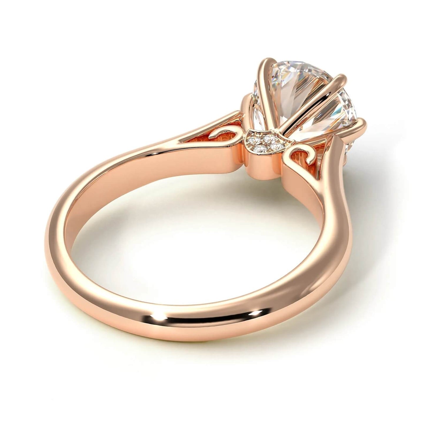Unveil Your Affection with this Exquisite Round Diamond Ring
