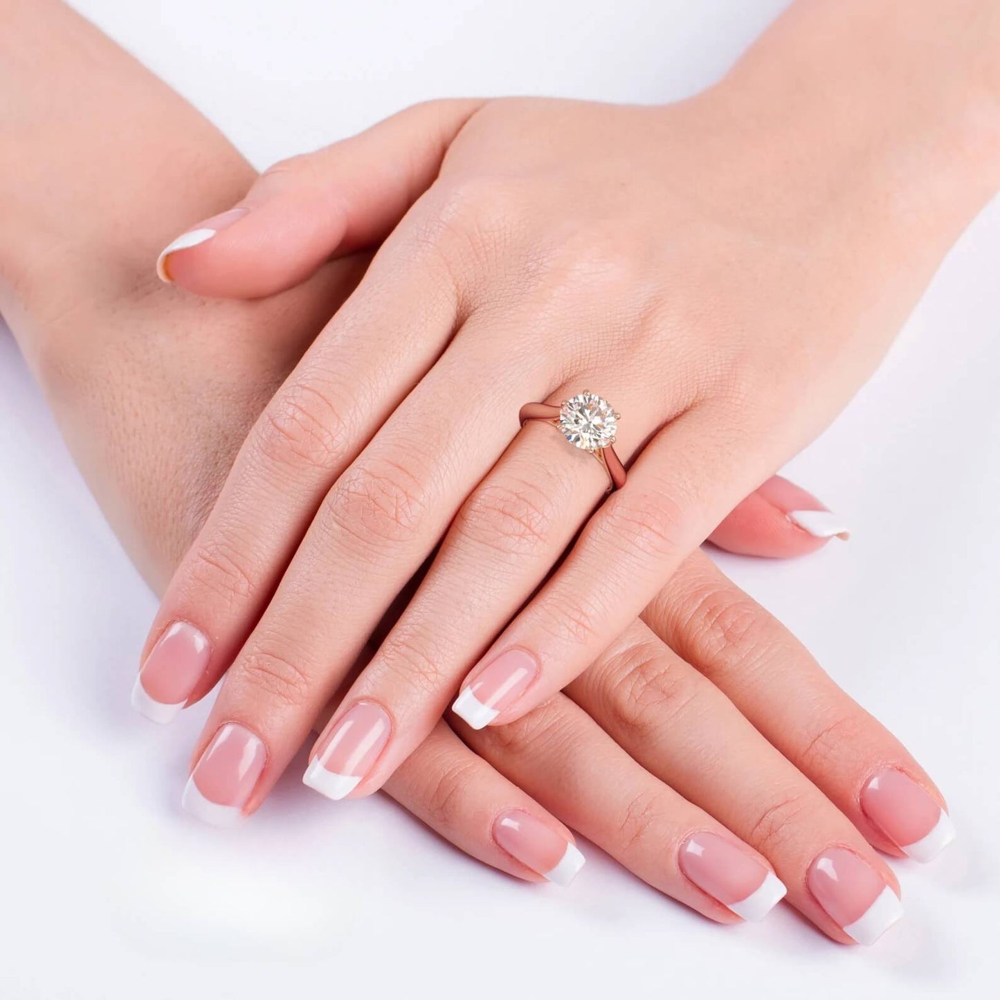 Unveil Your Affection with this Exquisite Round Diamond Ring