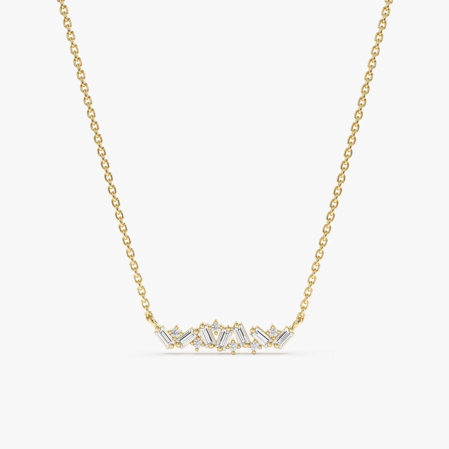 Delicate Design with Intricate Lab-Grown Diamond Arrangement