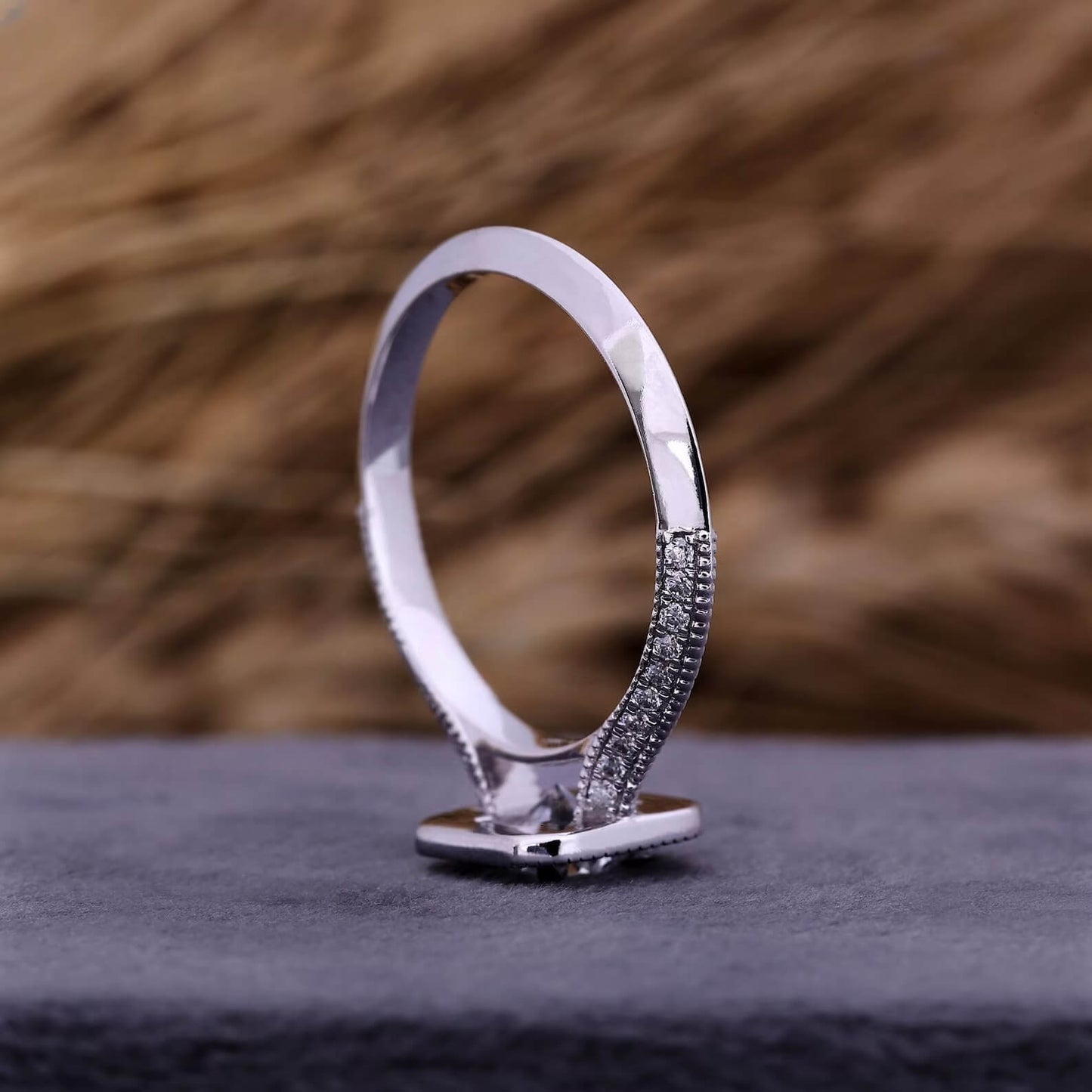 Embrace Eternal Love Round Diamond Anniversary Ring