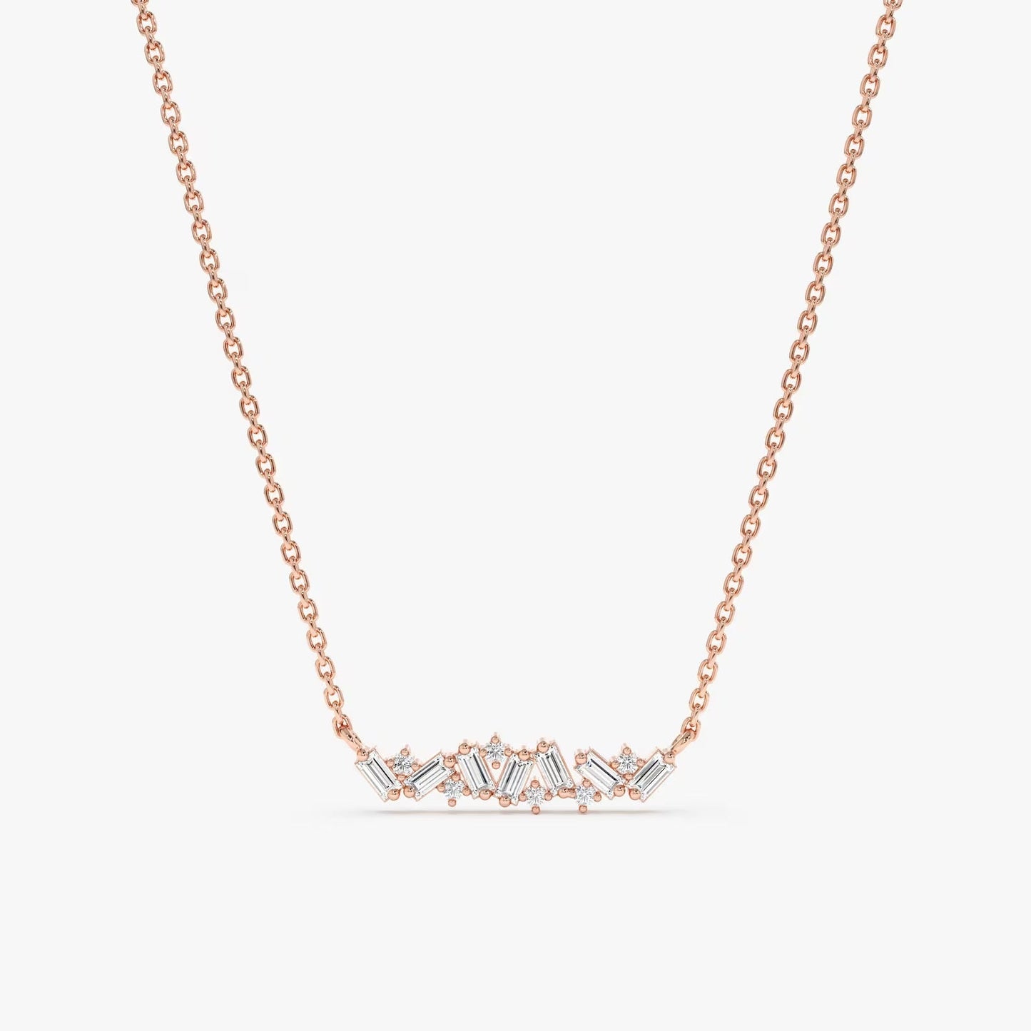 Delicate Design with Intricate Lab-Grown Diamond Arrangement