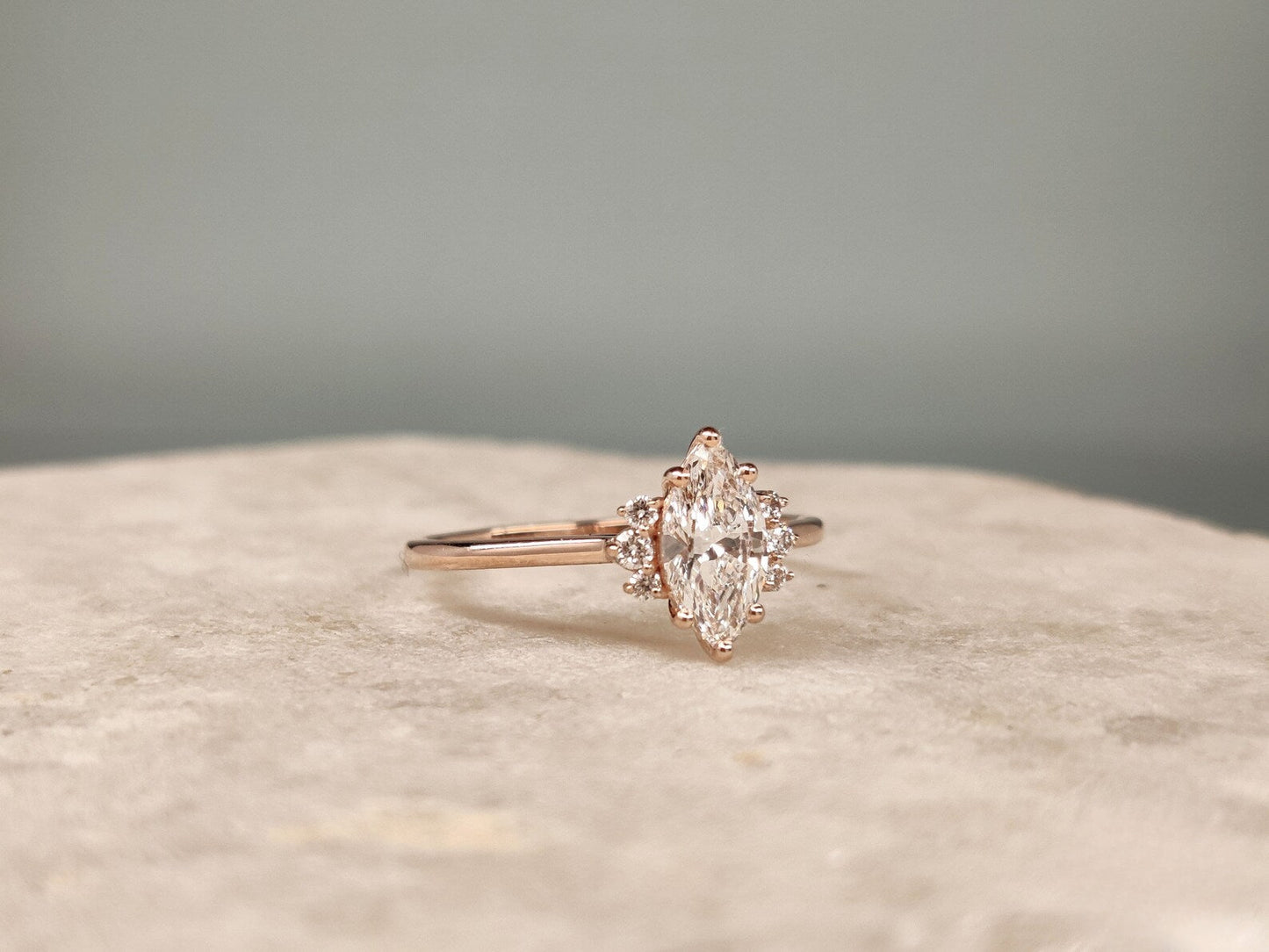 Marquise Cut Solitaire Engagement Ring