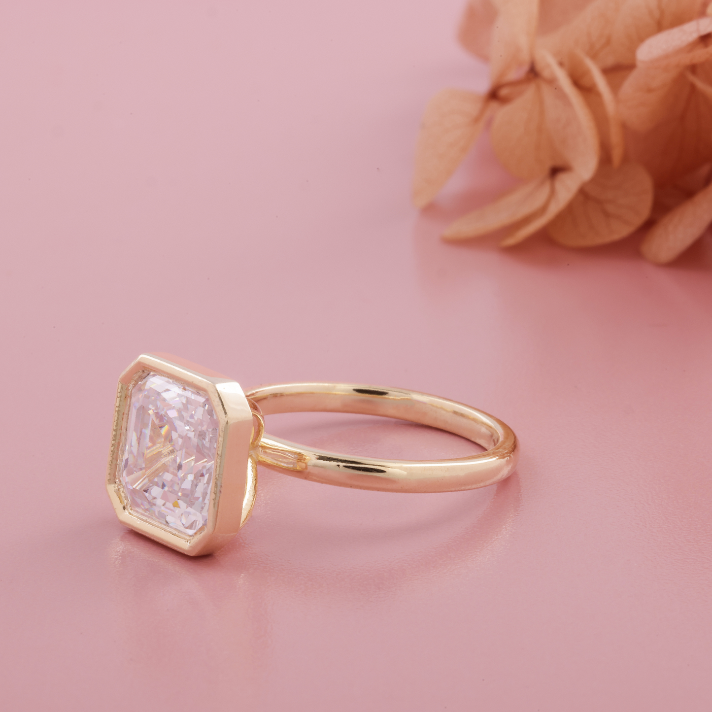 Princess Cut Diamond Ring, 3.00 CT Princess Cut Grown Diamond, Pave Engagement Ring, Promise Ring, Propose Ring, Anniversary Gift for Women