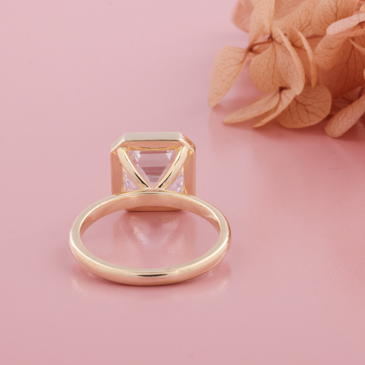 Princess Cut Diamond Ring, 3.00 CT Princess Cut Grown Diamond, Pave Engagement Ring, Promise Ring, Propose Ring, Anniversary Gift for Women